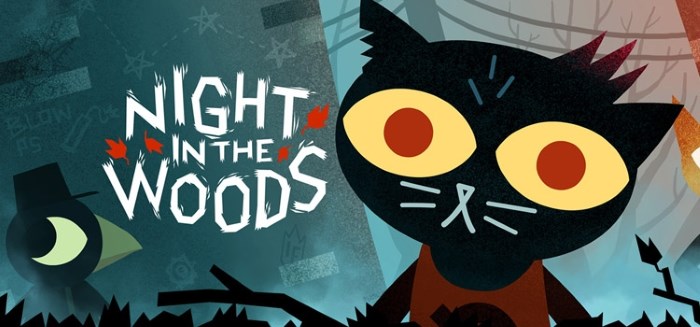 Night in the woods обои на телефон