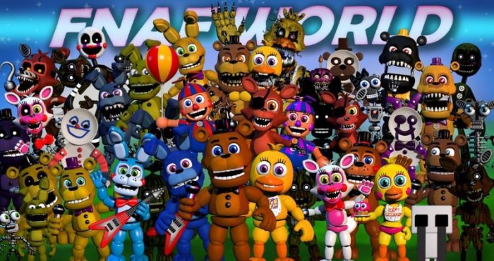 Как собрать все чипы в fnaf world