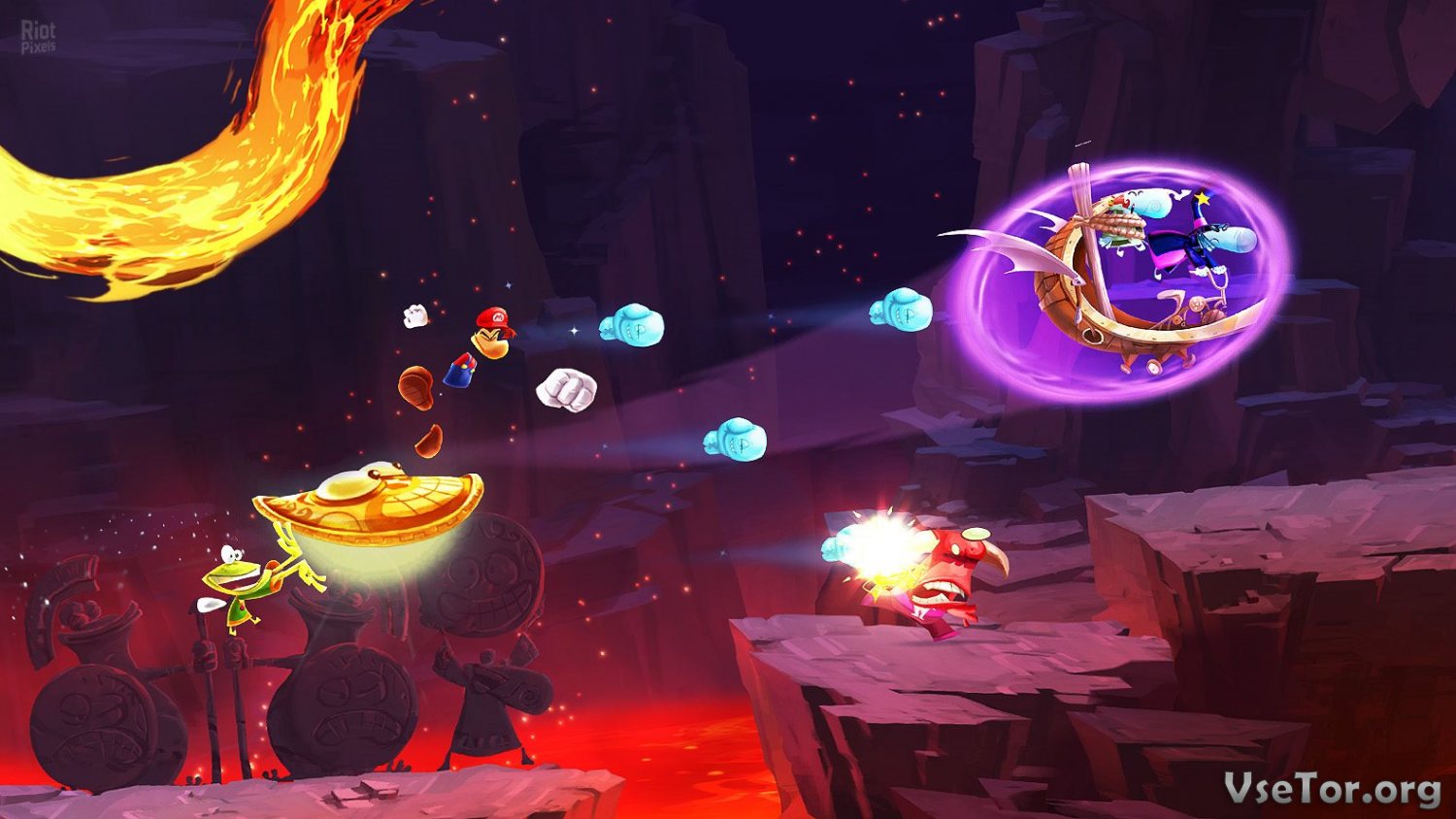 Rayman legends как играть вдвоем на одном компьютере