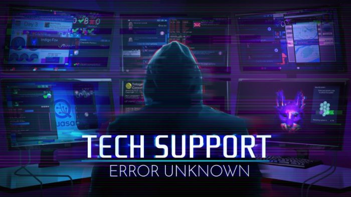 Tech Support: Error Unknown