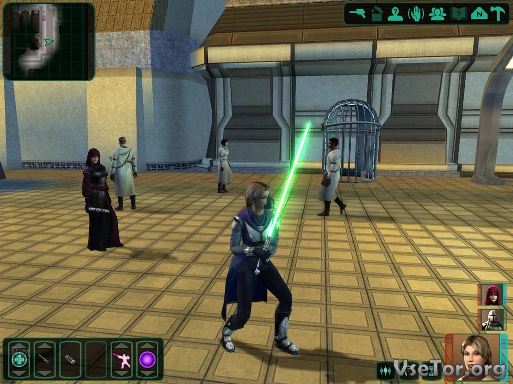 Скачать игру Star Wars: Knights of the Old Republic 2 The Sith Lords на ПК ...