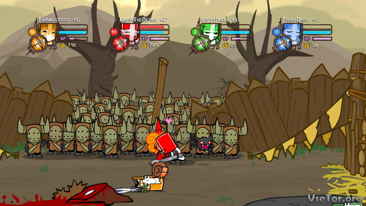 Можно ли играть в castle crashers на клавиатуре