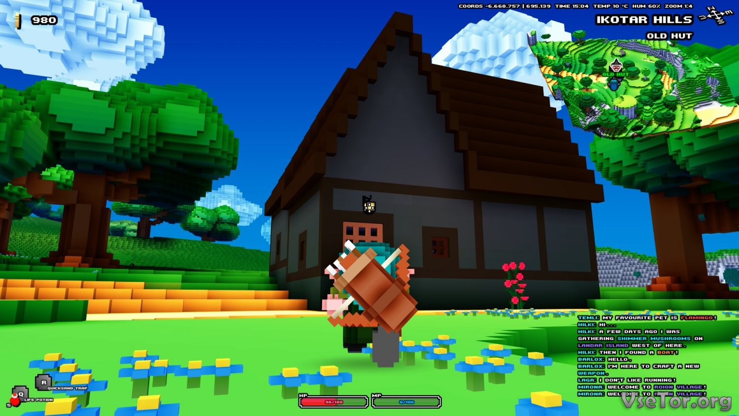 Cube world как поменять класс