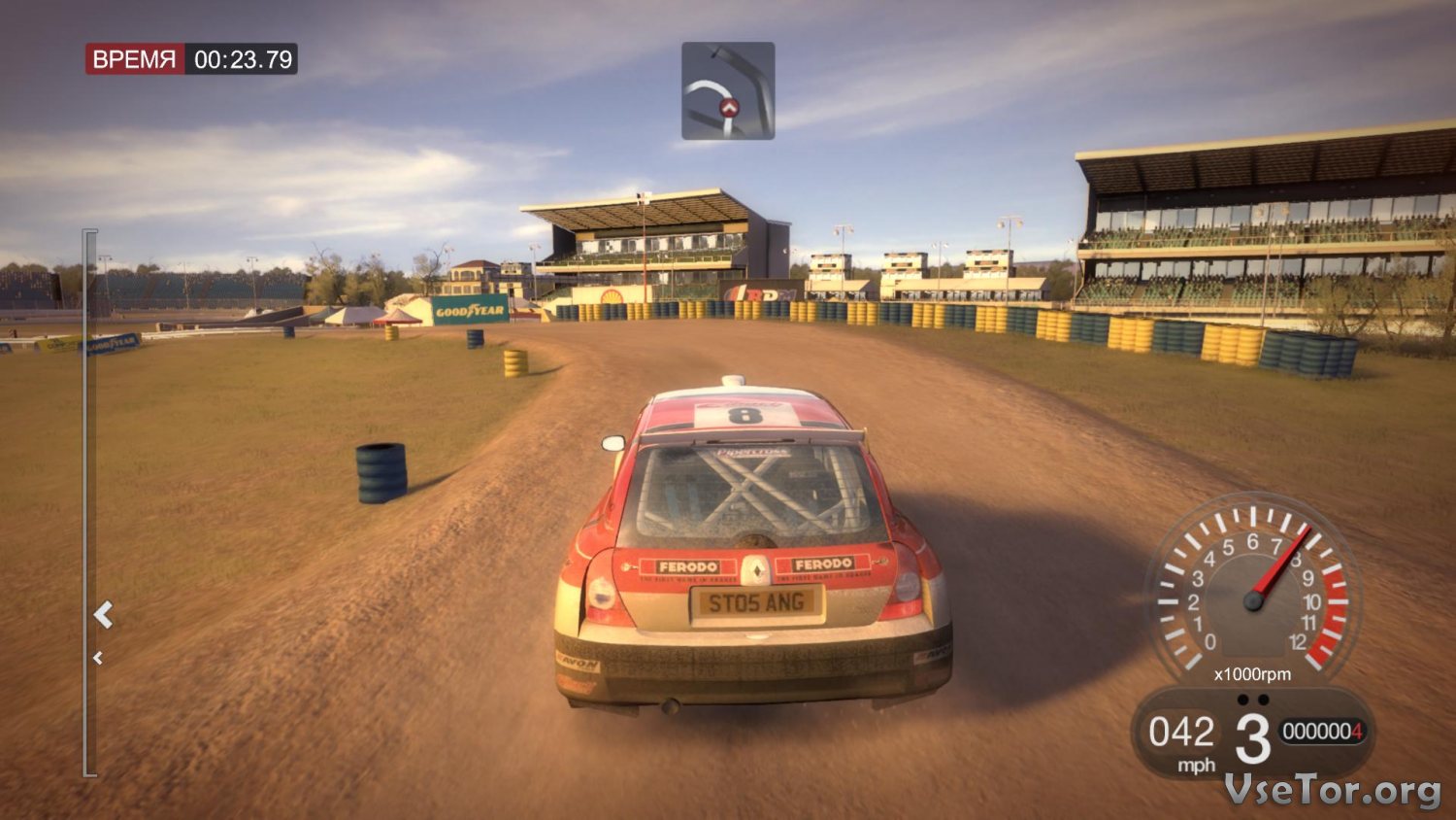 Colin mcrae dirt 2 настройка управления на клавиатуре