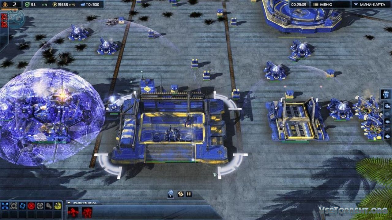 Supreme commander 2 как строить экспериментальные юниты